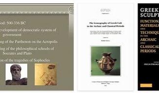 Greek Literature from Archaic Period to Classical Period